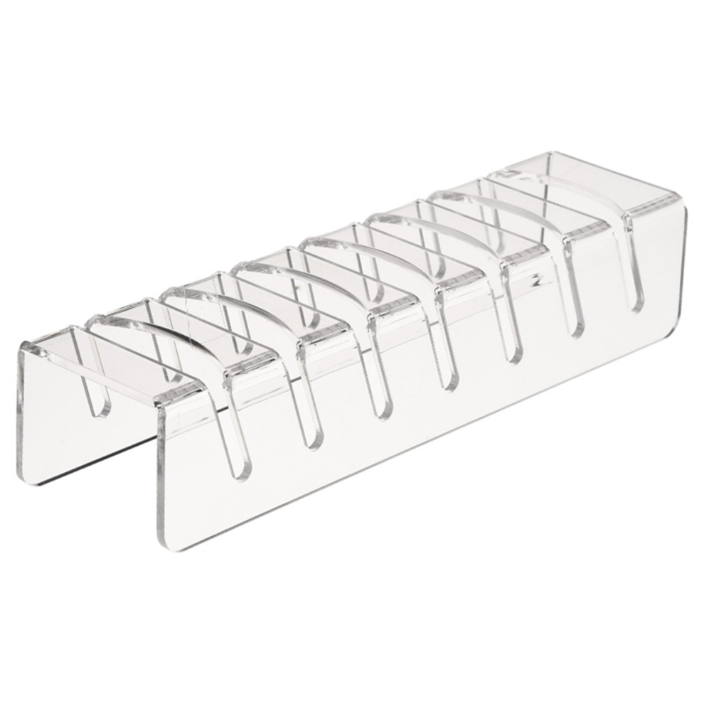 Support de rangement pour casquettes de baseball, support en acrylique pour 7 casquettes, pour chambre à coucher, placard, commode, A