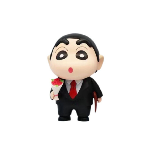 (Μαύρο) Crayon Shin Chan Θέμα Anime Παιχνίδια χαρακτήρων Μοντέ