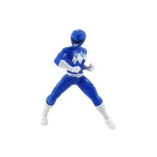 (Blu) Power Mini Rangers Figure Modello Collezionabili Decorazione Scrivania Giocattolo Bambini Regali Rossi Blu