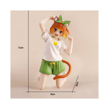 (Nakano Yotsuba) The Quintessential Quintuplets Action Figure Model Toy Doll Gift Decoration