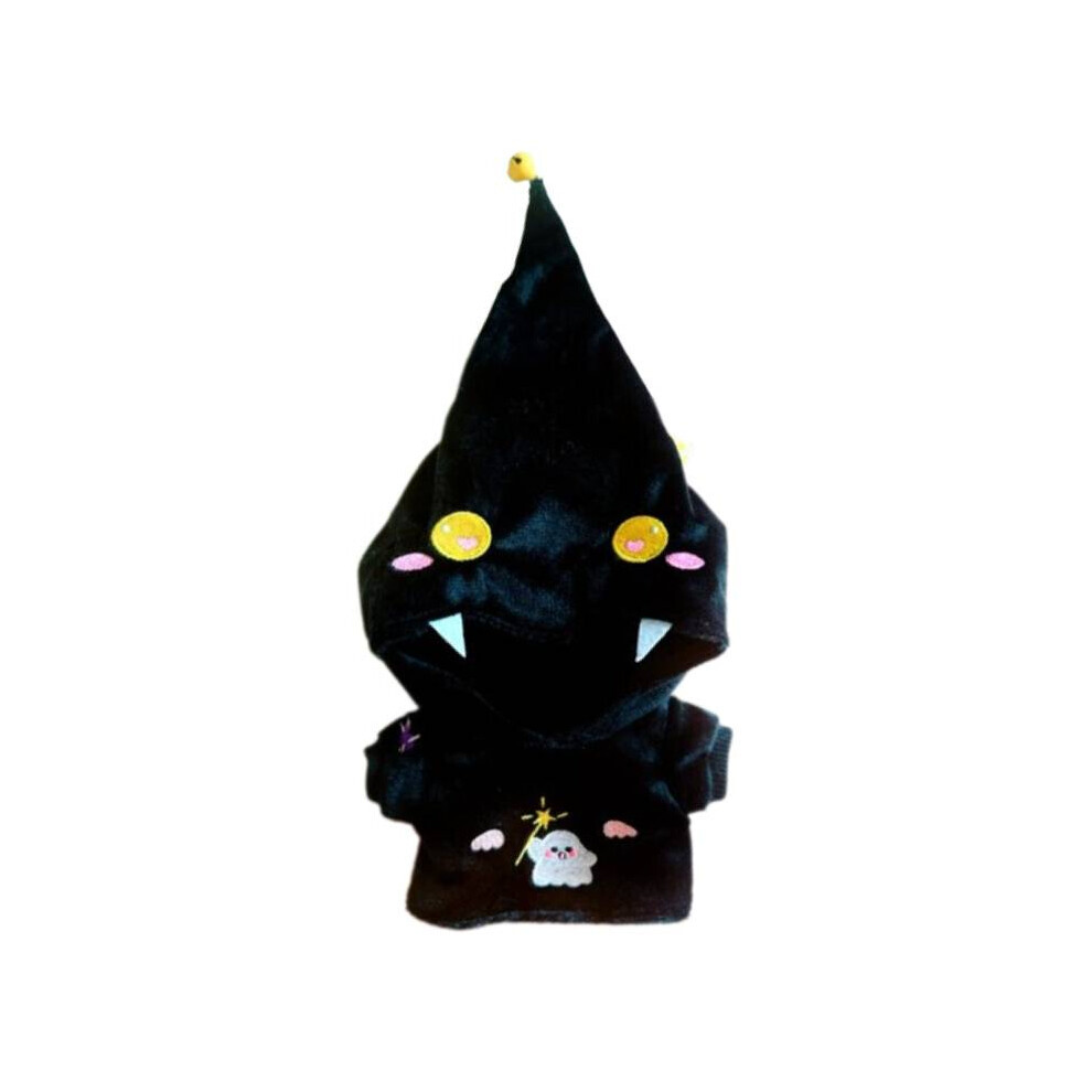 (Noir) peluche poupée coton jouet vêtements Kpop Skz tenue noir blanc sweat à capuche enfant Fan cadeau