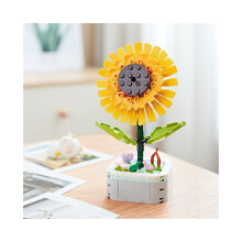 (Tournesol) tournesol bricolage Lotus jacinthe muguet blocs de construction décoration cadeau