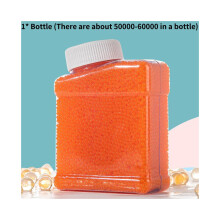 (Orange) 50000 Gel-Blaster-Munitionsball-Nachfüllung, Wassermunition, Spielzeug-Spritzpistole, 78 mm,