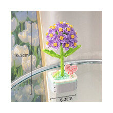 (Jacinthe) tournesol bricolage Lotus jacinthe muguet blocs de construction décoration cadeau