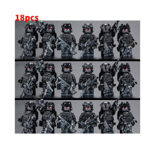 Bloques de construcción de armas militares especiales de las Fuerzas Armadas (18 piezas de pistola), juguetes