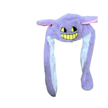 (Jax) The Amazing Digital Circus Pomni Jax Hat Colorful Light Up Ears Can Stand Up