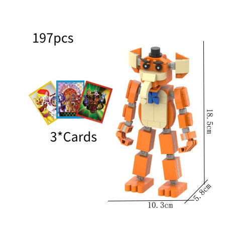(Πορτοκαλί) Χαρακτήρας Poppy Playtime Assemble Building Block Παιχνίδ