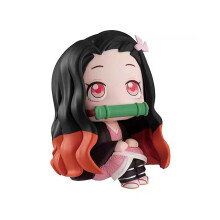 (Nezuko) Demon Q Version Slayer Kamado Tanjirou Nezuko Figure Model Toy Regali Top Cake