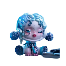 (Heart Seeker) City Pop Mart Of Night Garage Kit Cartoon Toy Set Collection Model Kid Gift Girl