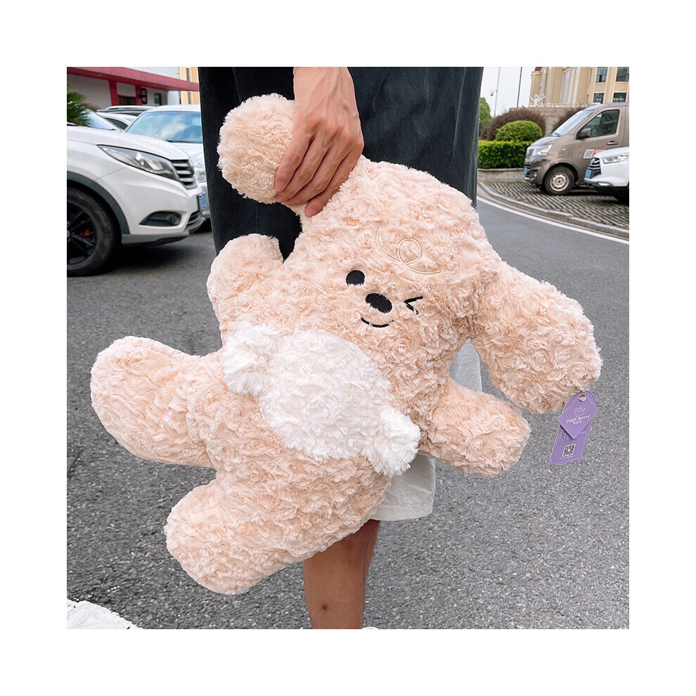 (Kaki) bonbons heureux chiot en peluche dessin animé bureau coussin dormir oreiller fille cadeau
