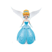 (Cinderella Wing) Θέμα Anime Rotate Toys Snow White Sofia Cinderella Elsa Wing Bicycle