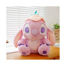 (Rose, 30CM/11,81 pouces) Lilo et Stitch peluche canapé coussin décoration de la maison cadeau d'anniversaire