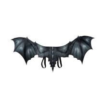 (Musta) Halloween Carnival Aikuisten koristelu Kuitukangas Dragon Wings Cosplay Rekvisiitta