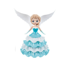 (Elsa Skirt) Θέμα Anime Rotate Toys Snow White Sofia Cinderella Elsa Wing Bicycle