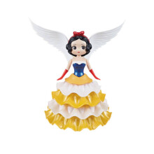 (Snow Skirt) Θέμα Anime Rotate Toys Snow White Sofia Cinderella Elsa Wing Bicycle