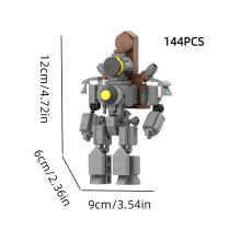 (Στυλ Γ) Τουαλέτα Skibidi Building Blocks Titan Time Man Diy Puzzle Εκπαιδευτικ