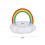 (75 εκ.) Φουσκωτός κύκλος κολύμβησης Rainbow Cloud για ενήλ 1