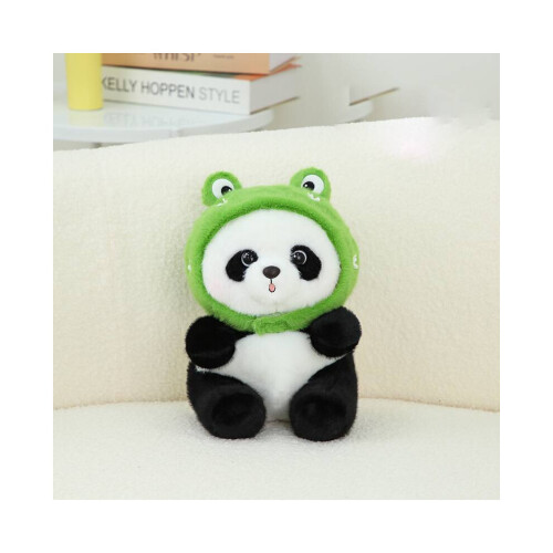 (Verde, 25 cm/9,84 pulgadas) Peluche de panda gigante, adorable rana de ...