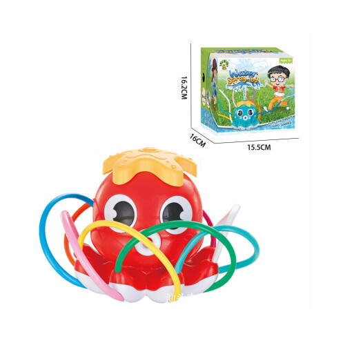 (Κόκκινο) Water Spray Octopus Toys Υπαίθριος κήπος Μπάνιο Διασκέδ