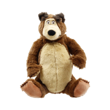 (Posizione seduta) Masha e Orso Cartone Animato Modello Giocattolo Peluche Orsetto Casa Desktop Regalo Ventaglio