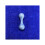 (Μπλε) Knuckle Bone Skill Toy Finger Fidget Stress Relief Gadget Μεταλλικό Υλικό Δώρο 1
