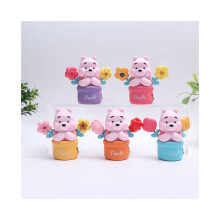 Pooh Bear Action Figure Modello Bambola Simpatico Cartone Animato Decorazione da Tavolo Ornamento