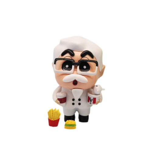 (McDonald Principal) Crayon Shin Chan Θέμα Anime Παιχνίδια χαρακτήρων Μοντέ