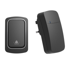 Self Powered Wireless DoorBell No Battery Waterproof Door Bell Chime Ring Elderly Caller Home Security Device UK PLUG