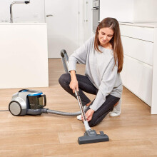 BLACK & DECKER BXVML700E Zakloze stofzuiger - Grijs - Klasse A - Zakloze reiniging