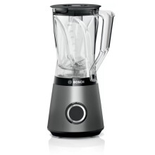 Bosch Huishoudapparaten - MMB6172S Vitapower serie 4 - Blender - motor 1200 W - capaciteit van de kom 2L, 2 snelheden, Kleur: Metaal