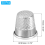 Sewing Thimble Finger Protector, 30 Pcs Metal Shield Ring for Hand Sewing, Craft Accessories DIY Tools 4