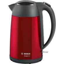 Bouilloire Bosch TWK3P424 - 1,7 L - Rot und Grau - 2400 W