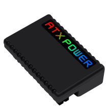 PH324 ATX 24-pins 90 graden stroomadapter RGB-connector voor desktop-pc DIY-voeding A