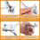 Pattern Notcher Tool kankaan ompelupihdit Kangas Professional Rei'itys Pihdit, 3mm 3