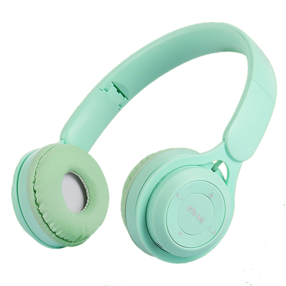Headband Bluetooth Headset Y08 Wireless Portable Foldable Children Green 4852257133064