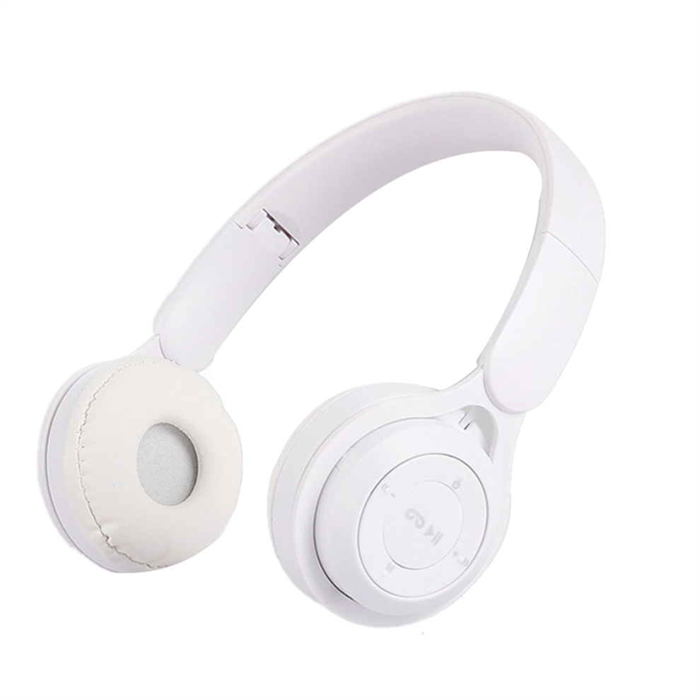 Headband Bluetooth Headset Y08 Wireless Portable Foldable Children White 4852257133033