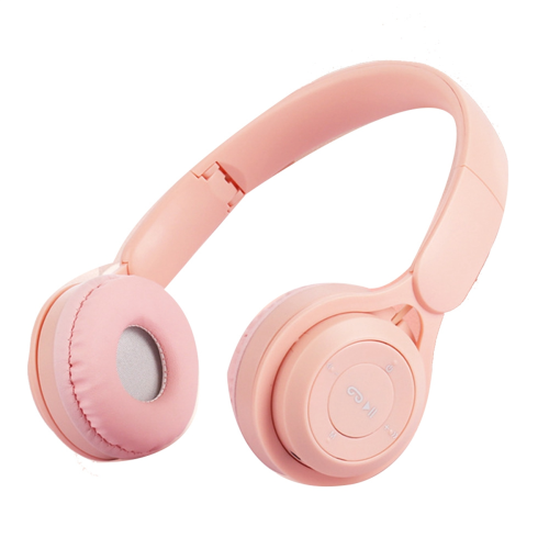 Headband Bluetooth Headset Y08 Wireless Portable Foldable Children Pinkish 1