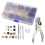 Εργαλεία εγκατάστασης 120 Snap Fastener Kit Δερμάτινο 6 έγχρωμα μεταλλικά καρφιά 4