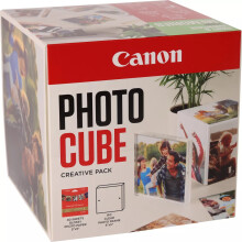 Creatieve set - Canon - Foto Cube - Glanzend fotopapier 5x5" - Magnetisch kader - 40 vellen