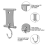 16 PCS RV Awning Light Clips Hooks, Double Sided Campers Holders Hooks Support Hanger Gray 3
