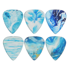 Transparante plectrums, gitaar folkgitaar, , gepersonaliseerde kleurenplectrums A