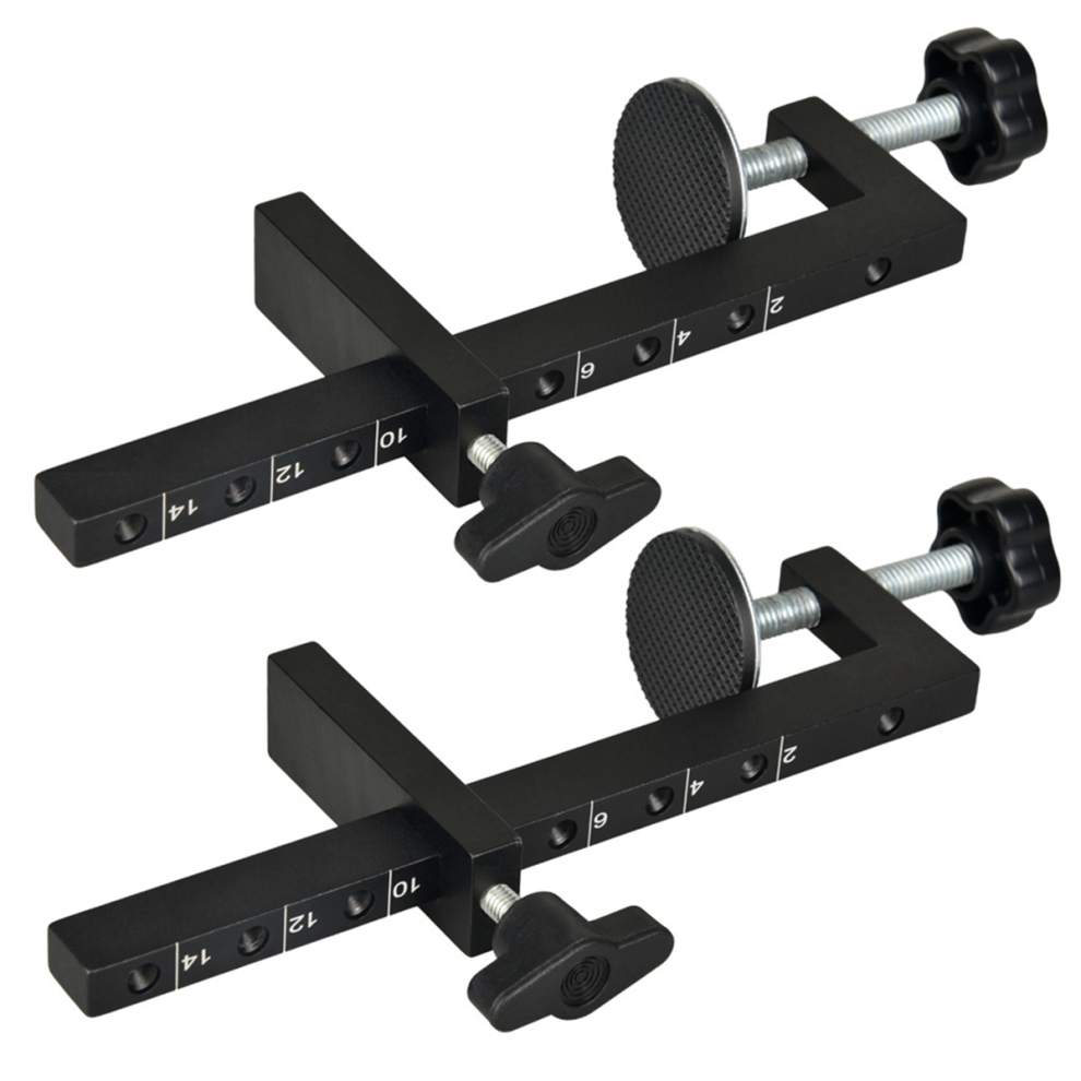 2Pcs Adjustable G-Shaped Clamp,C-Shaped Clamp, Aluminum Alloy Strong F-Clamp, Woodworking Fixing Fixture Clamp 4851820482479