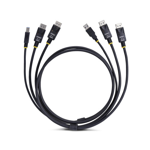 StarTech.com 1.8M DUAL-DP/USB KVM CABLE - 1