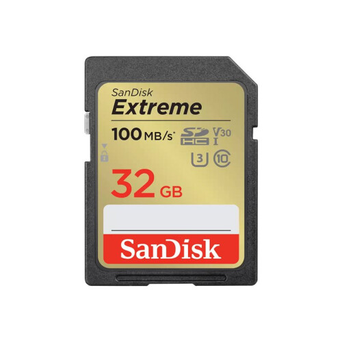 SanDisk EXTREME PLUS 32GB SDHC MEMORY