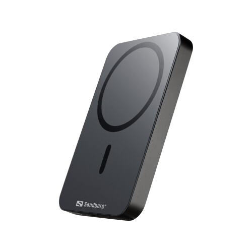 Batteria esterna wireless nera - Sandberg - 5000 mAh - 20 W USB-C - 15 W wireless 1