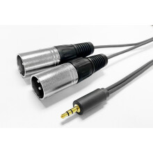 CABELO 3,5MM PARA 2 X XLR MACHO 15M VIVOLINK W127058198