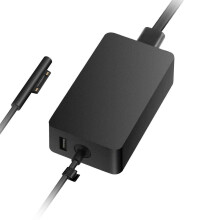 Alimentação - Microsoft - 44W - Preto - Com fio - Surface Pro 3/4/6