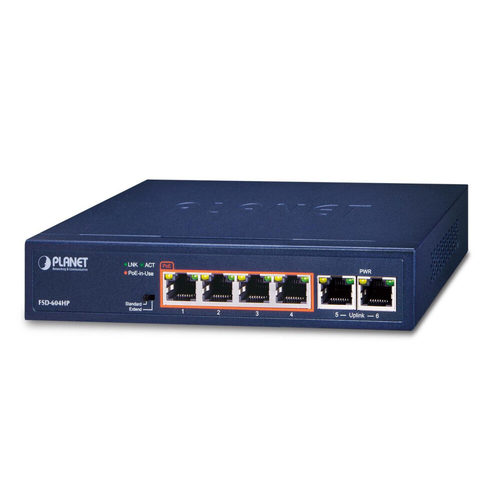 4-Port 10/100Tx 802.3At Poe 4711605282970