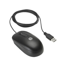 HP USB Optical Scroll Mouse, Ambidextre, Optique, USB, 800 DPI, 100 g, Noir