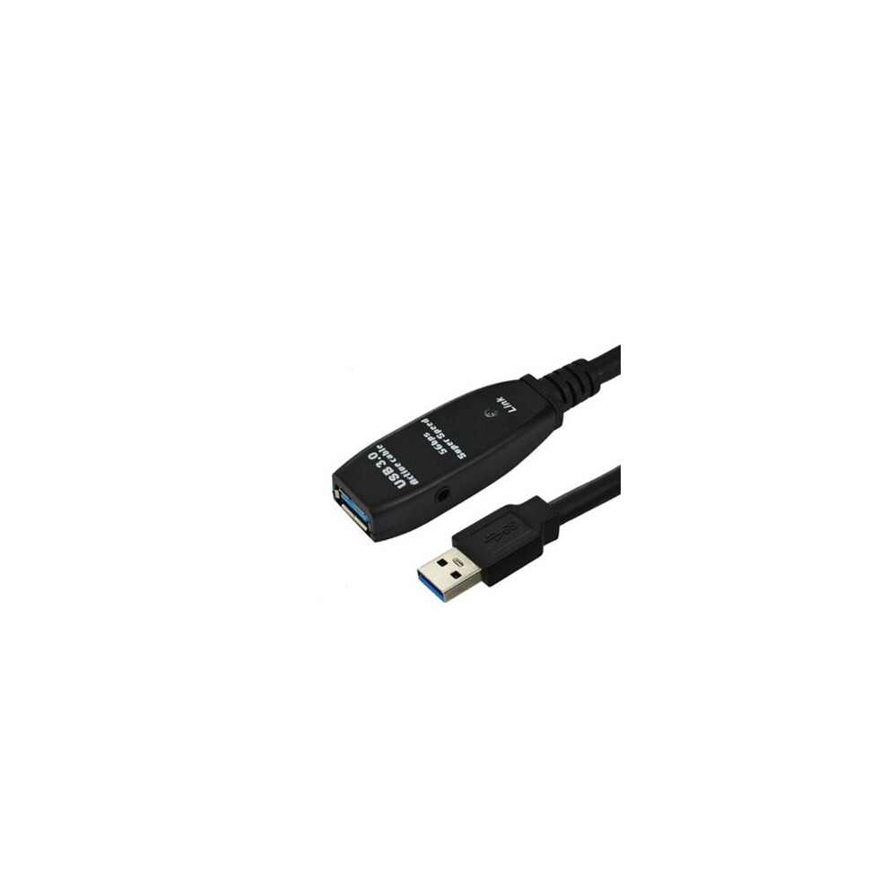 Microconnect Schwarz Active Usb 3.0 Verlängerungskabel 5M - Bild 3